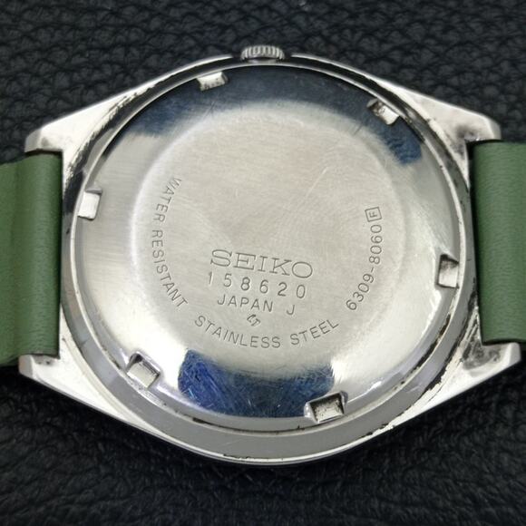 Vintage 1979 Seiko Automatic Mens Silver Watch W/daydate & Arabic accents - Picture 7 of 8